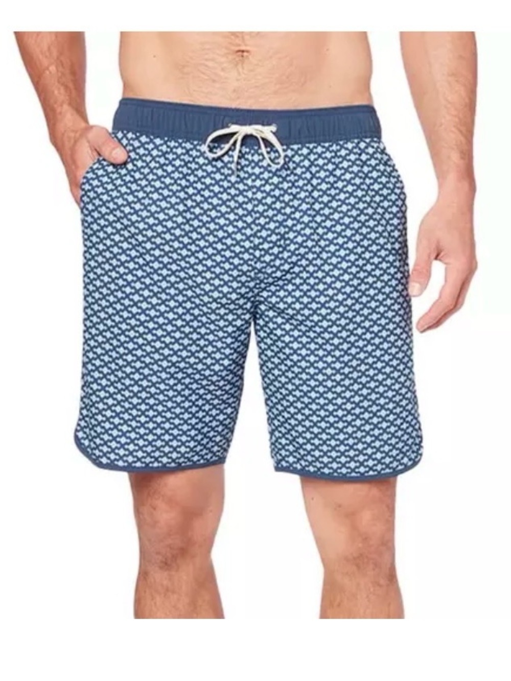 Fair Harbor Men’s The Anchor Mist Seaview Swim Trunks, Size 3XL